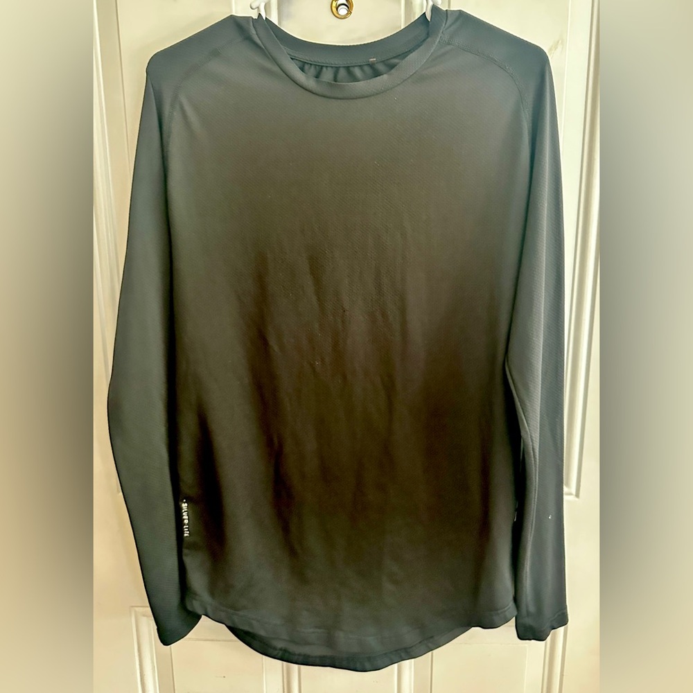 ASRV Black gym shirt long sleeve with DSG-0149